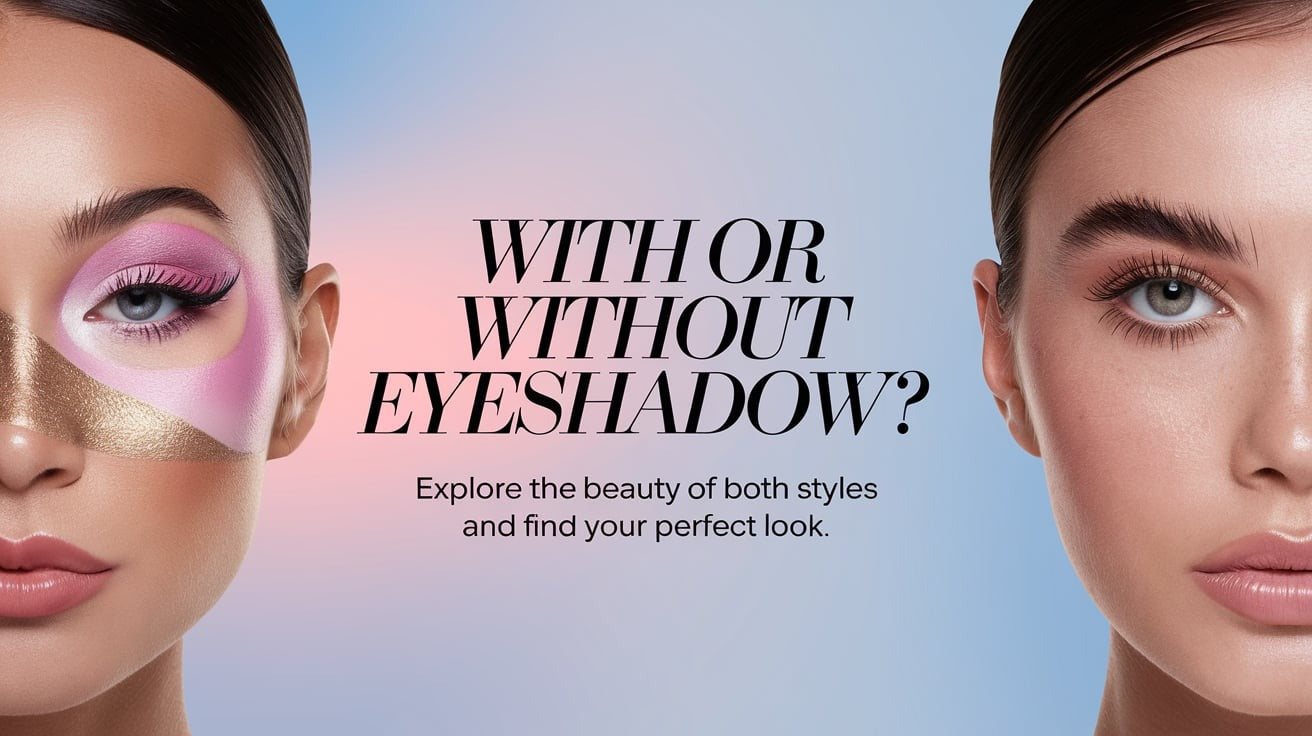 Makeup With and Without Eyeshadow: Which Look Works for You?