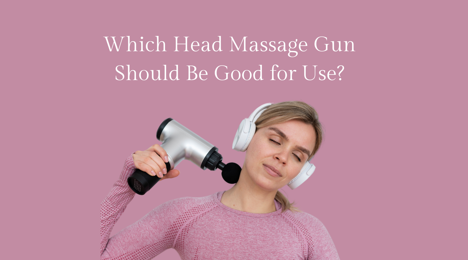 head massage gun- glamouress