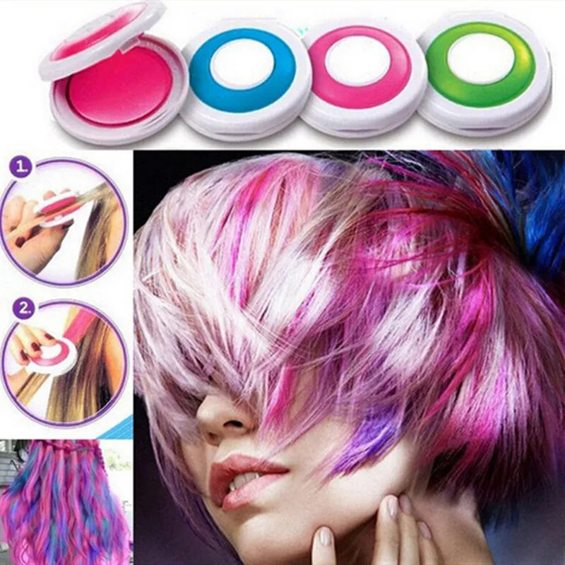 Hot 4 colors Hair Color Hair Chalk Powder European Temporary Pastel Hair Dye Color Paint Beauty Soft Pastels Salon