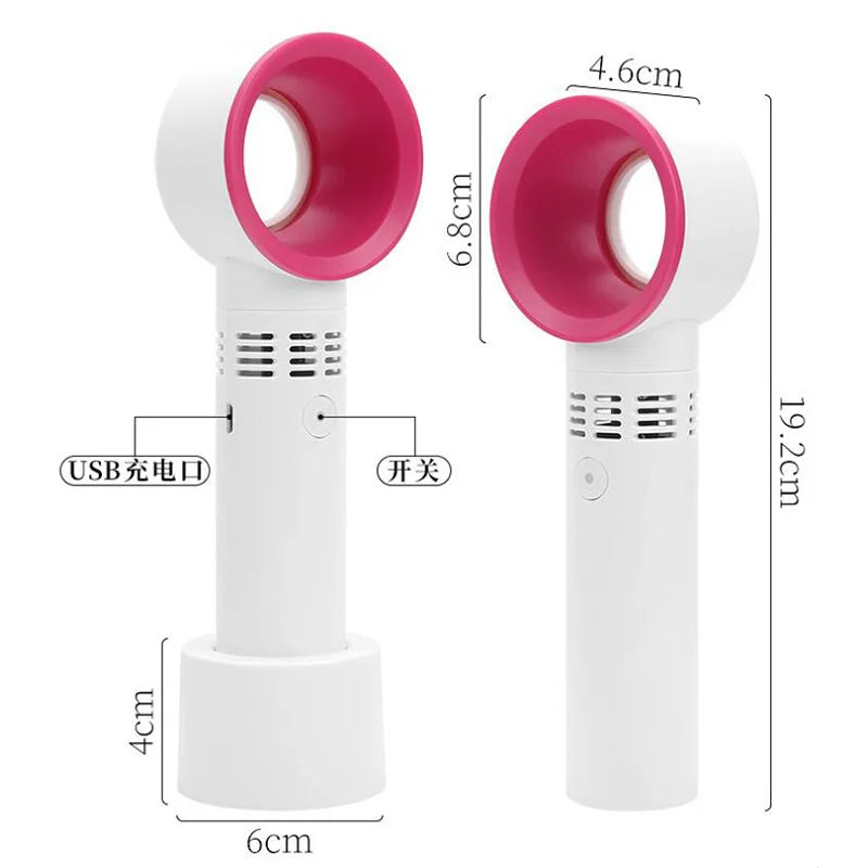 Usb Charging Eyelashes Dryer Plant False Lashes Bladeless Fan Grafted Eyelashes Dedicated Dryer for Women Beauty Makeup Tools