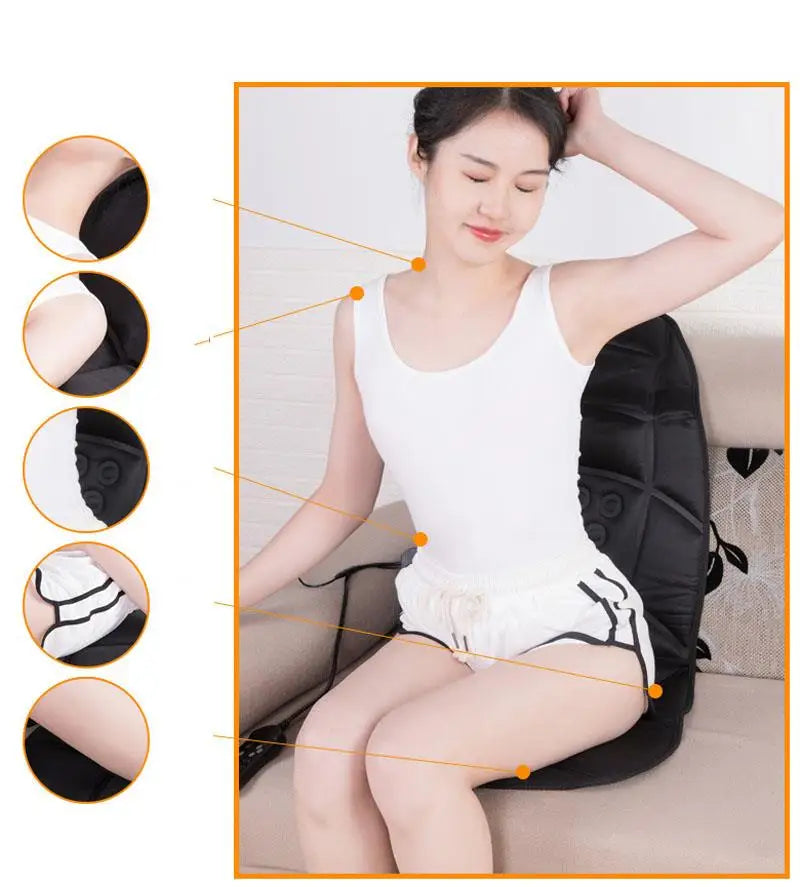 Back Massager Seat Cushion -glamouress