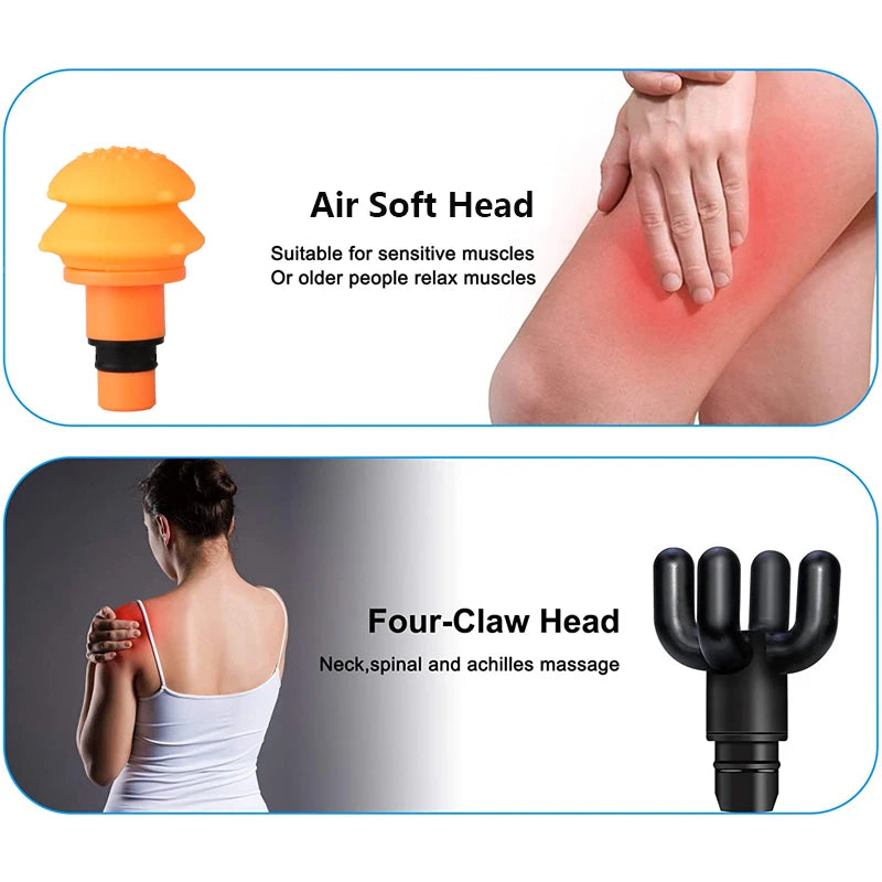 Fascia Massage Gun Heads -glamouress