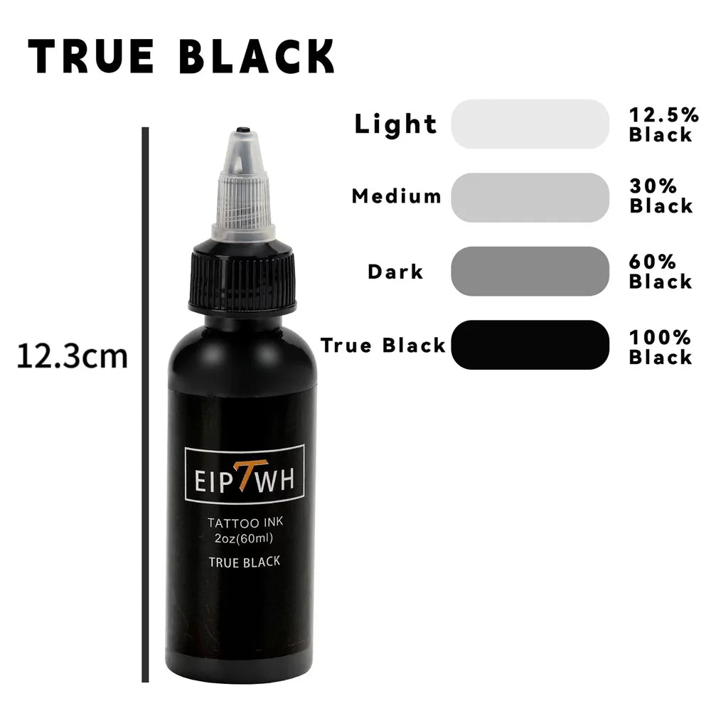 60ml/bottle Tattoo Ink Pigment Professional DIY Tattoo Pigment Permanent TattooInk for Body Art Tattoo Pigment 2oz