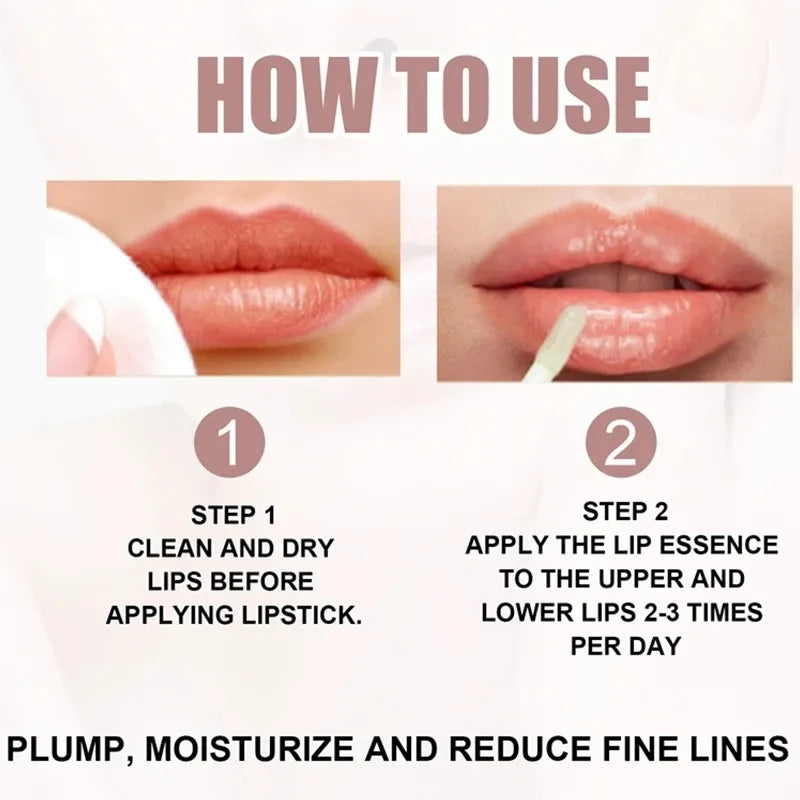 Lip Plump Serum Increase Lips Elasticity Instant Volumising Essential Oil Reduce Fine Lines Moisturizing Nourish Sexy Lip Care