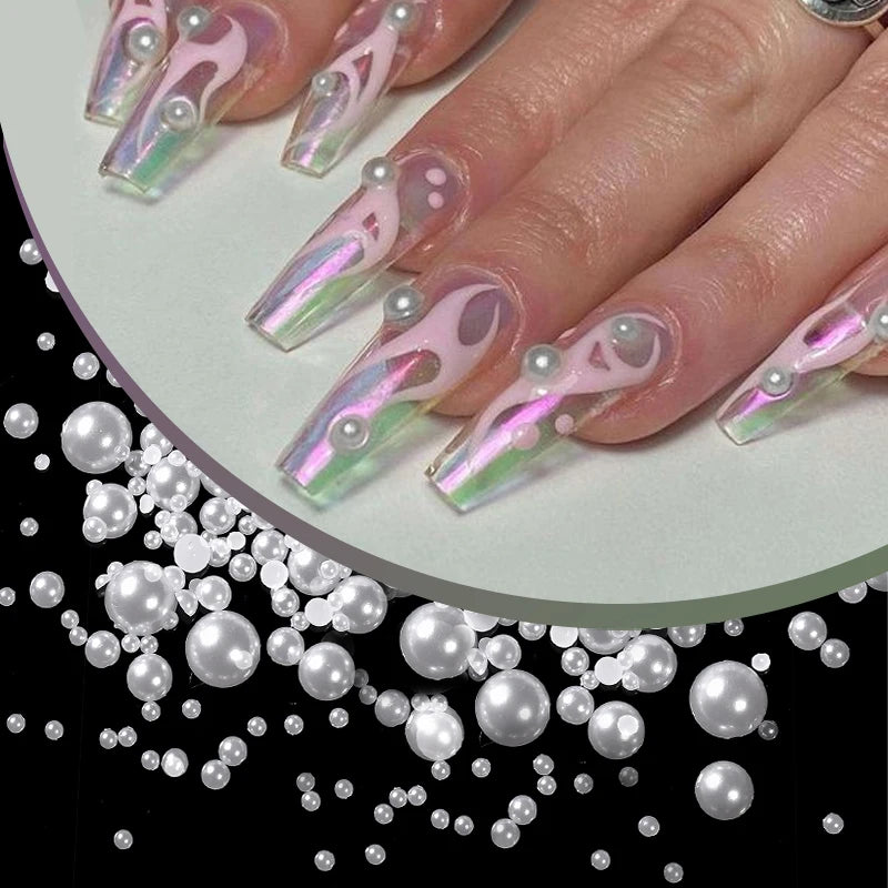 Pearl Nail Art-Glamouress