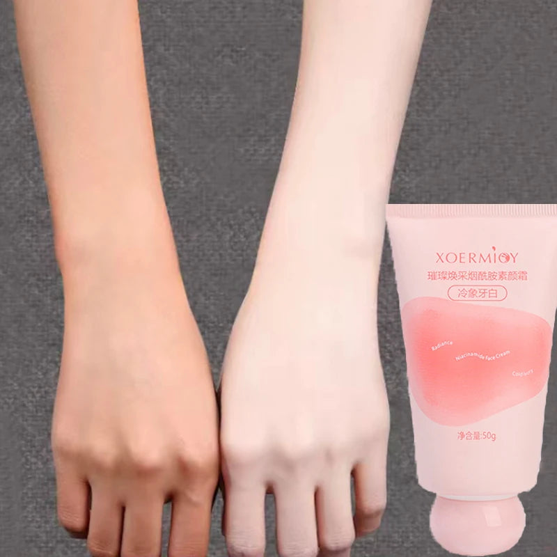 Whitening Body Makeup Cream Long Lasting Brighten Moisturizing Cover Melanin Dark Spots Corrector Underarm Legs Knee Body Lotion