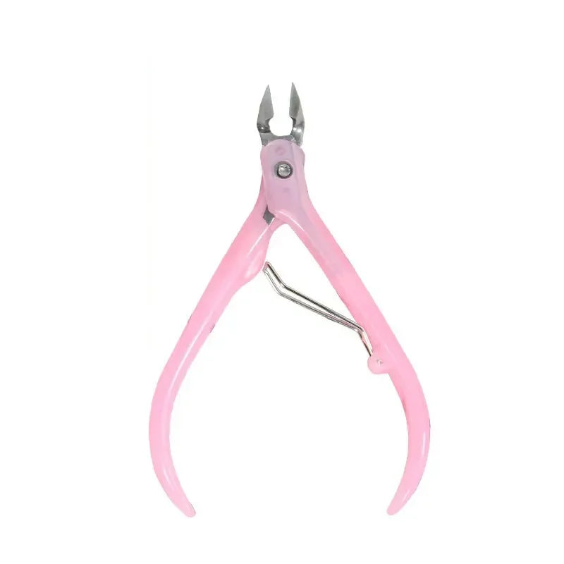 ABS Handle Toenail Ingrown Nail Art Cuticle Nipper Clipper Edge Cutter Manicure Scissor Plier Tool Pedicure Dead Skin Remover