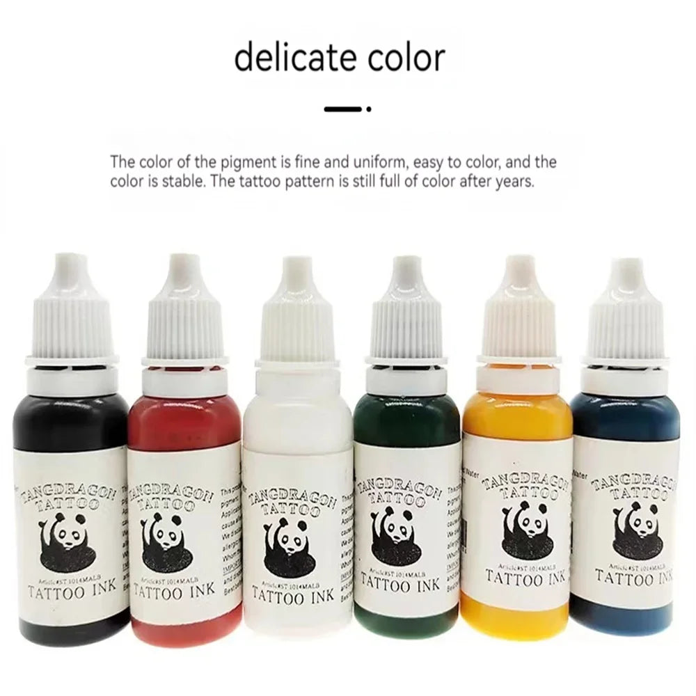 5ml Tattoo Ink Pigment Body Art Beauty Paints Makeup Tattoo Supplies Semi-permanent Eyebrow for Body Art Paint