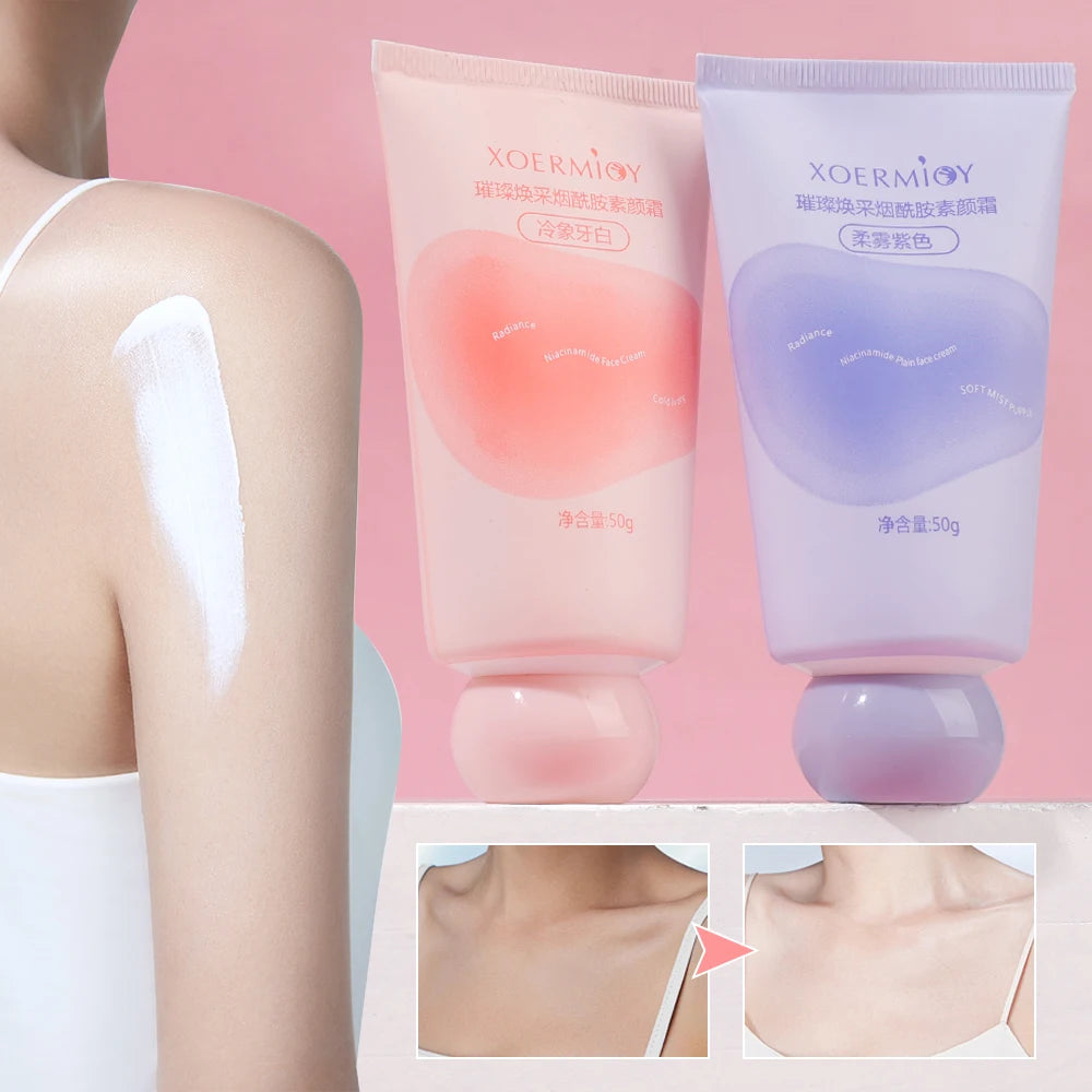 Whitening Body Makeup Cream Long Lasting Brighten Moisturizing Cover Melanin Dark Spots Corrector Underarm Legs Knee Body Lotion