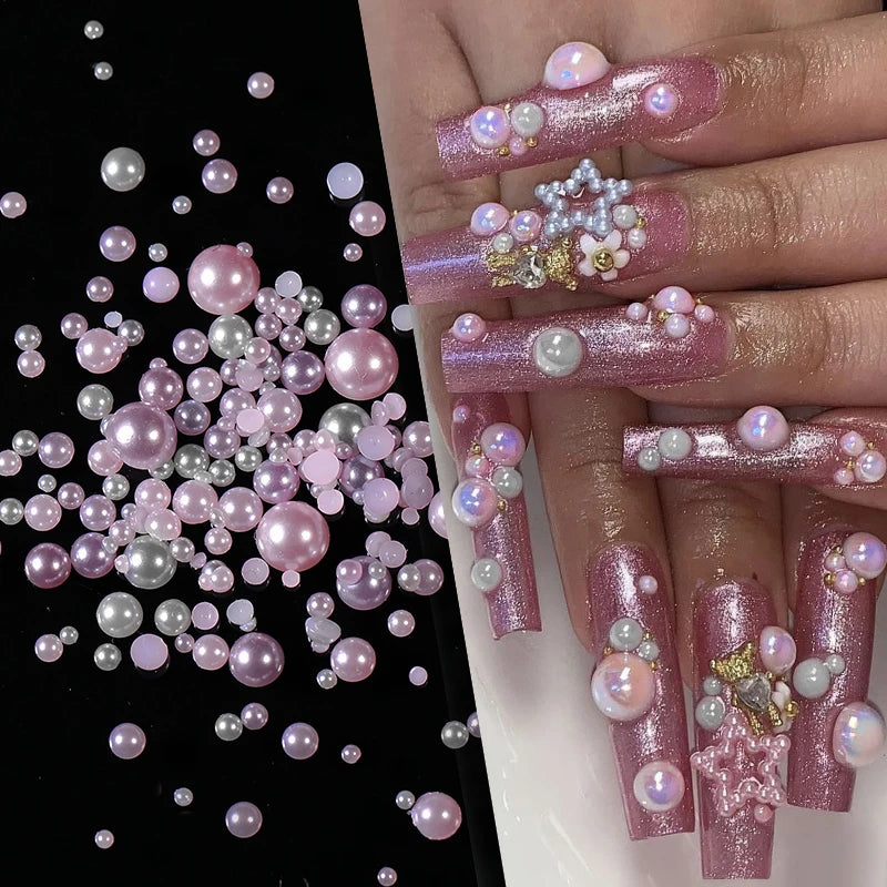 Pearl Nail Art-Glamouress