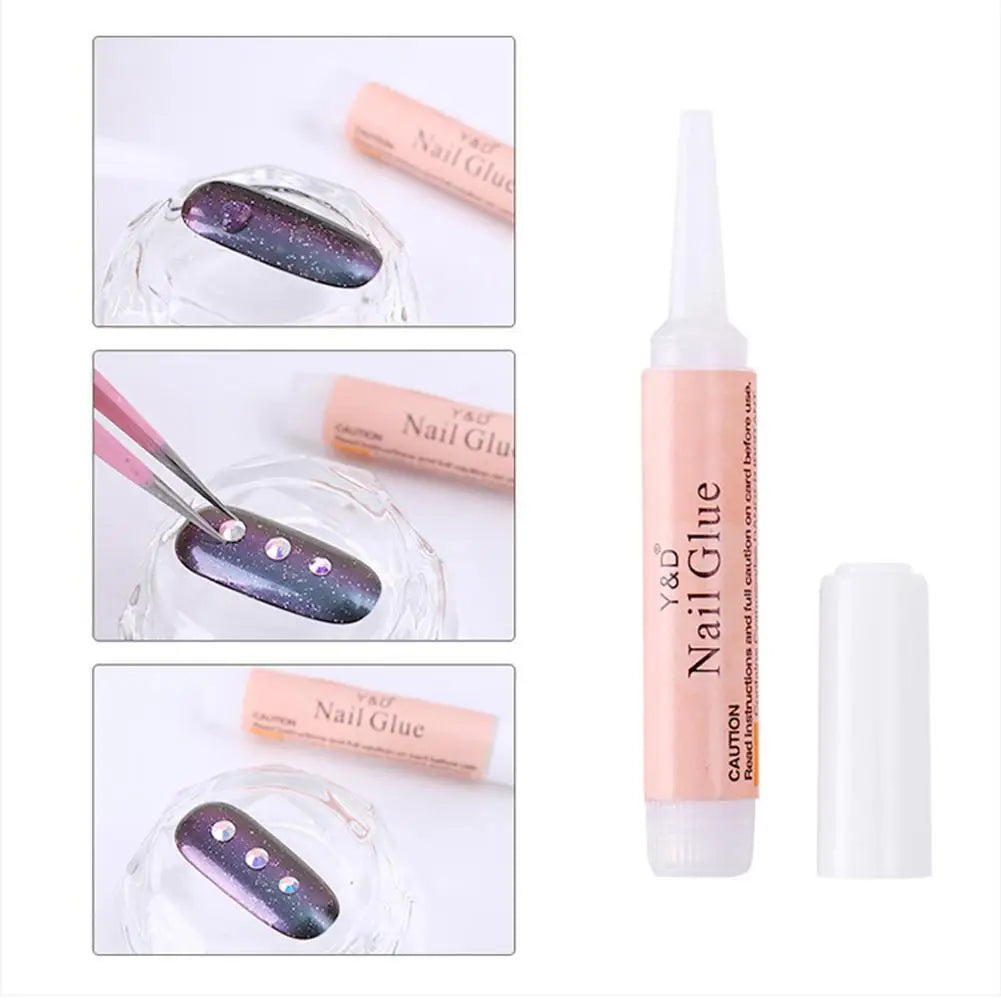 False Nails Glue Fake Nail Extension Strong Glue For Acrylic Nails Tips Nail Art Accessories Manicure Tools Natural N F5p1 K5A1