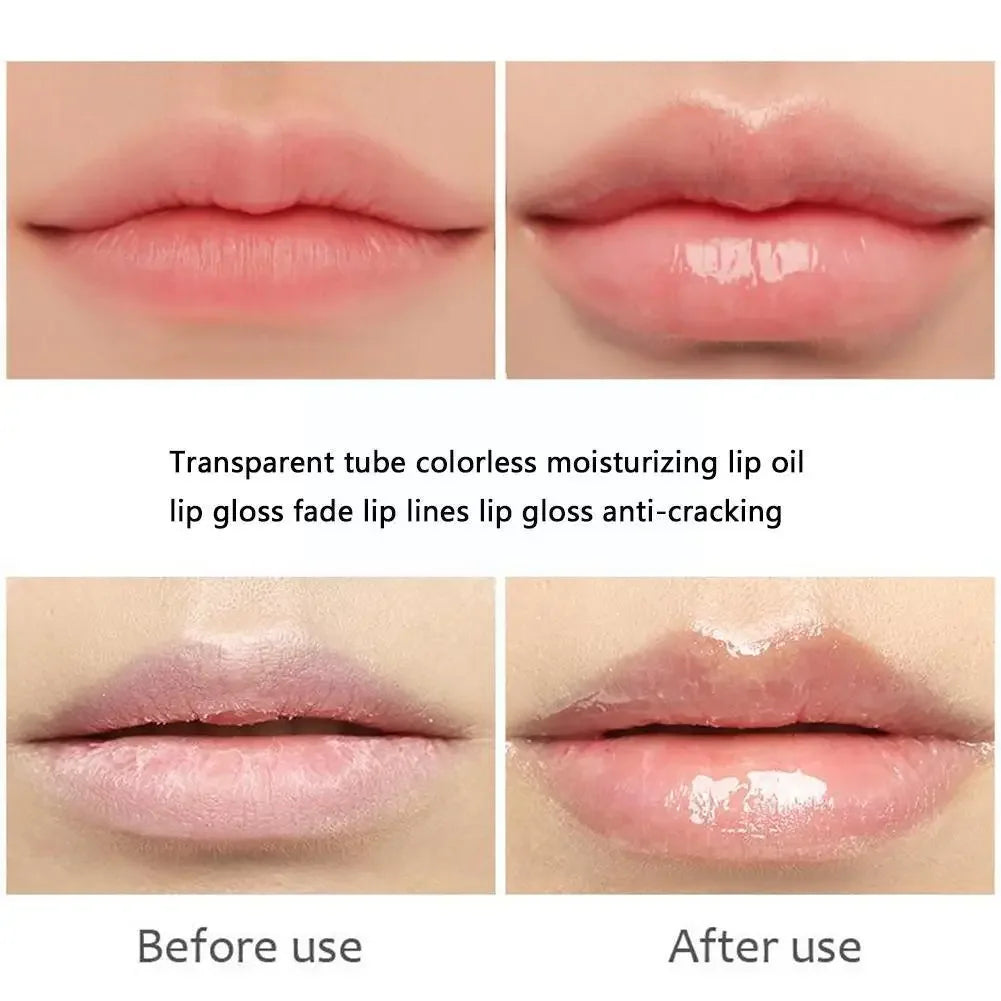 Lip Gloss Moisturizer Plumper Long Lasting Sexy Lips Pump Transparent Waterproof Volume Lip Clear Lipgloss Base Clear Lip Gloss