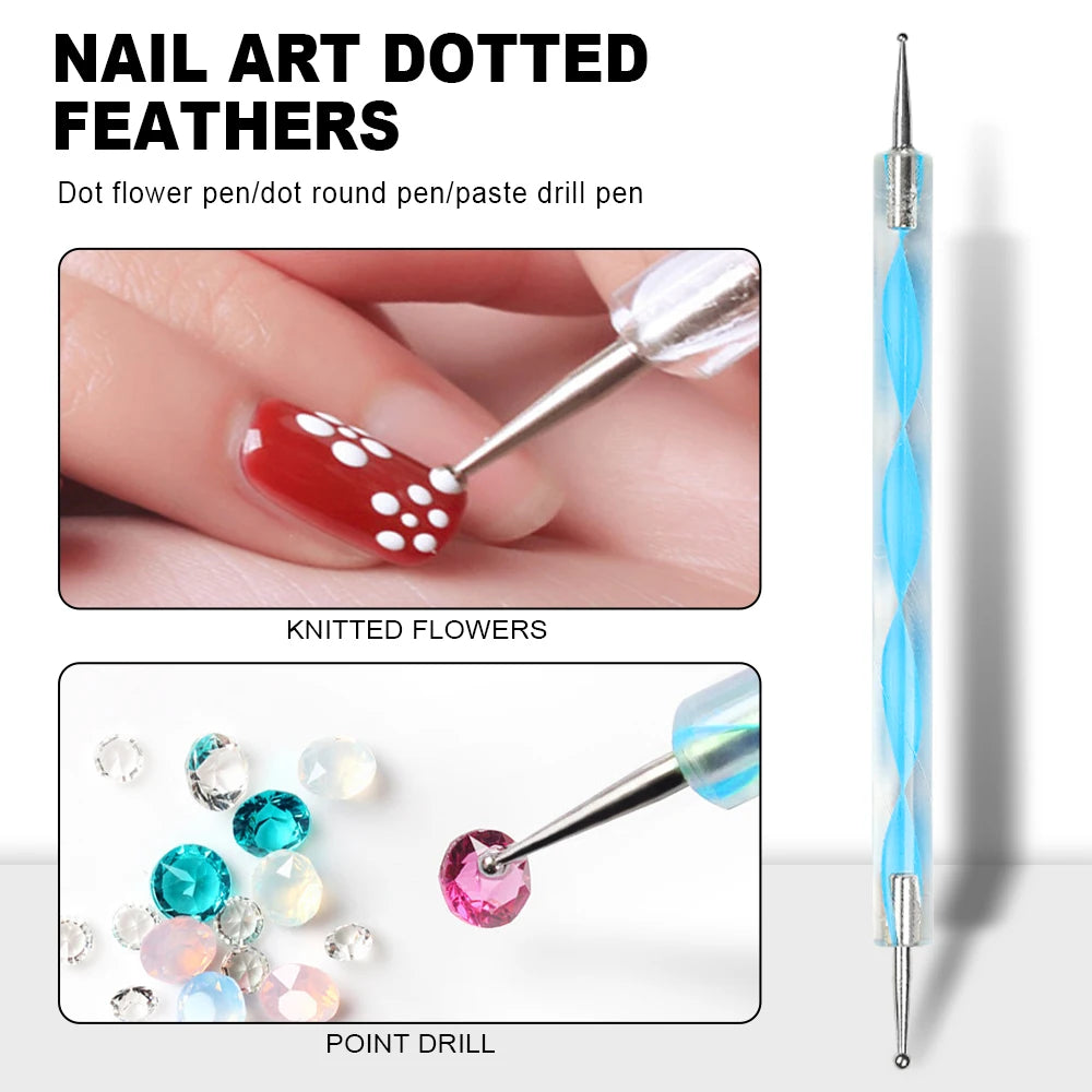 Acrylic nail art professional set glitter full set nail art nail art liquid decoration Crystal Brush beginner tips professional