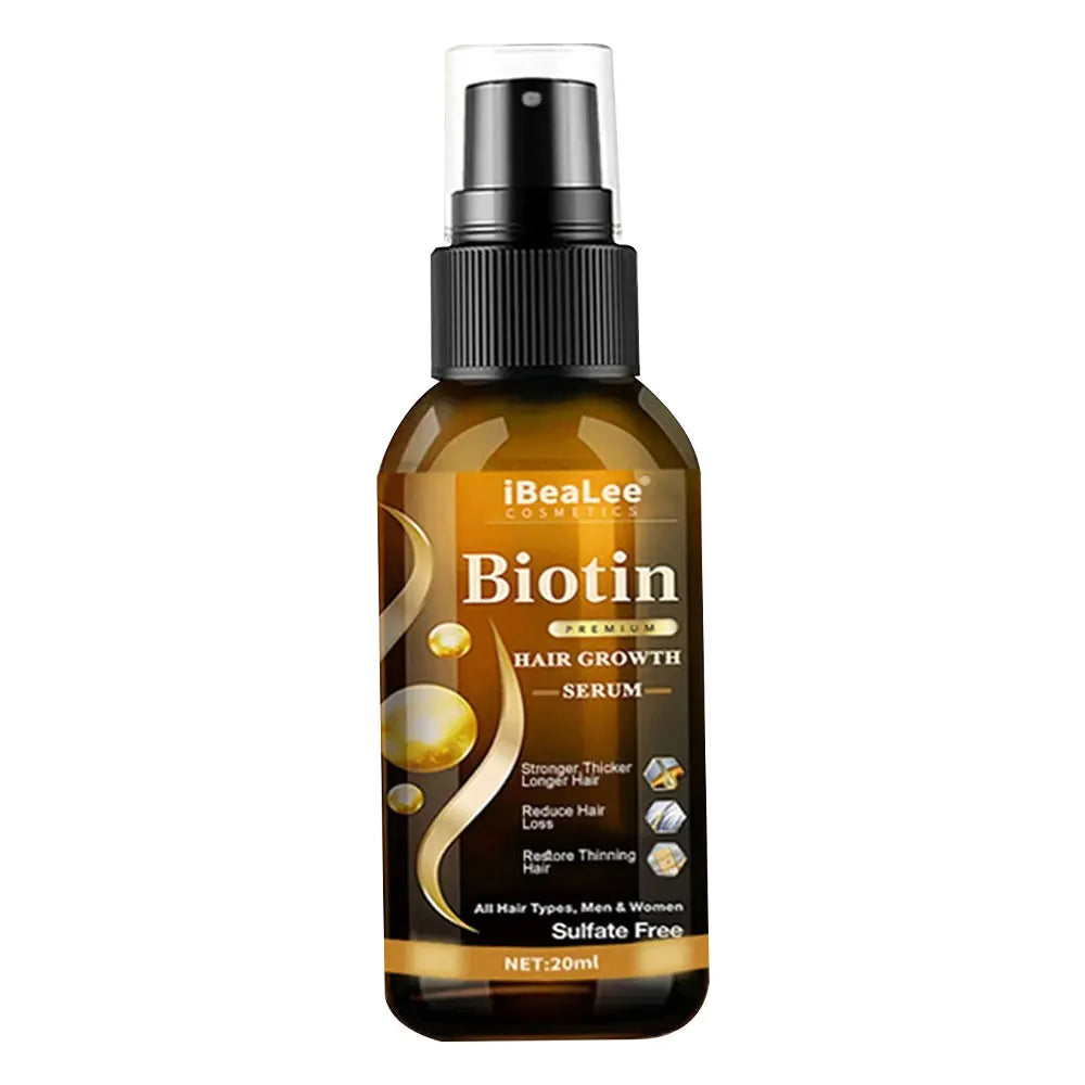 Hair Growth Products Biotin Fast Growing Hair Care Essential Oils Anti Hair Loss Spray Scalp Treatment For Men Women