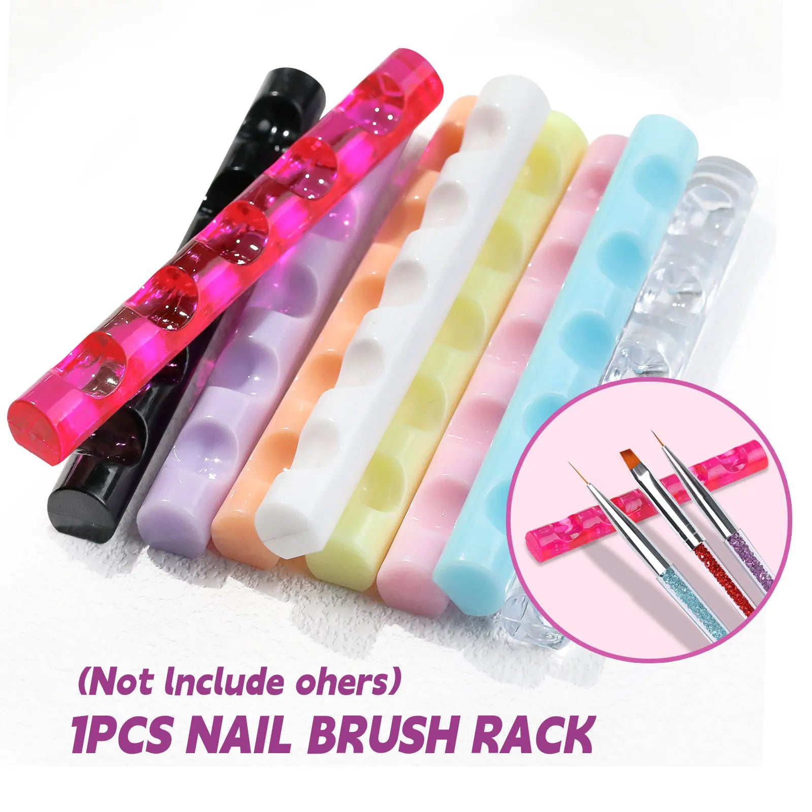 Nail Art Brushes Mini Shelf-Glamouress