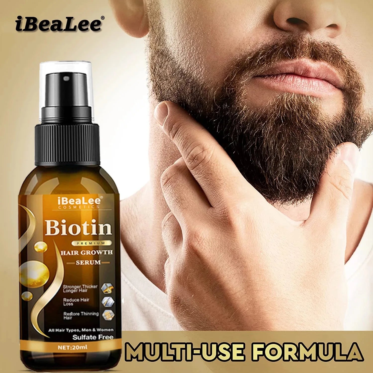 Hair Growth Products Biotin Fast Growing Hair Care Essential Oils Anti Hair Loss Spray Scalp Treatment For Men Women