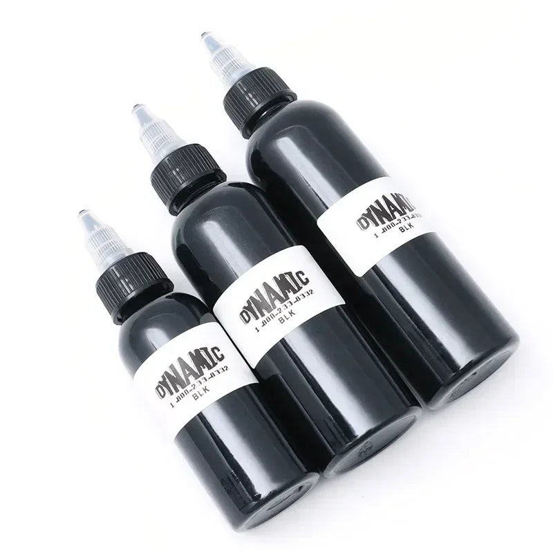 60/90/120ml Black Tattoo Ink Pigment Professional DIY Tattoo Pigment Permanent TattooInk Body Art Tattoo Pigment