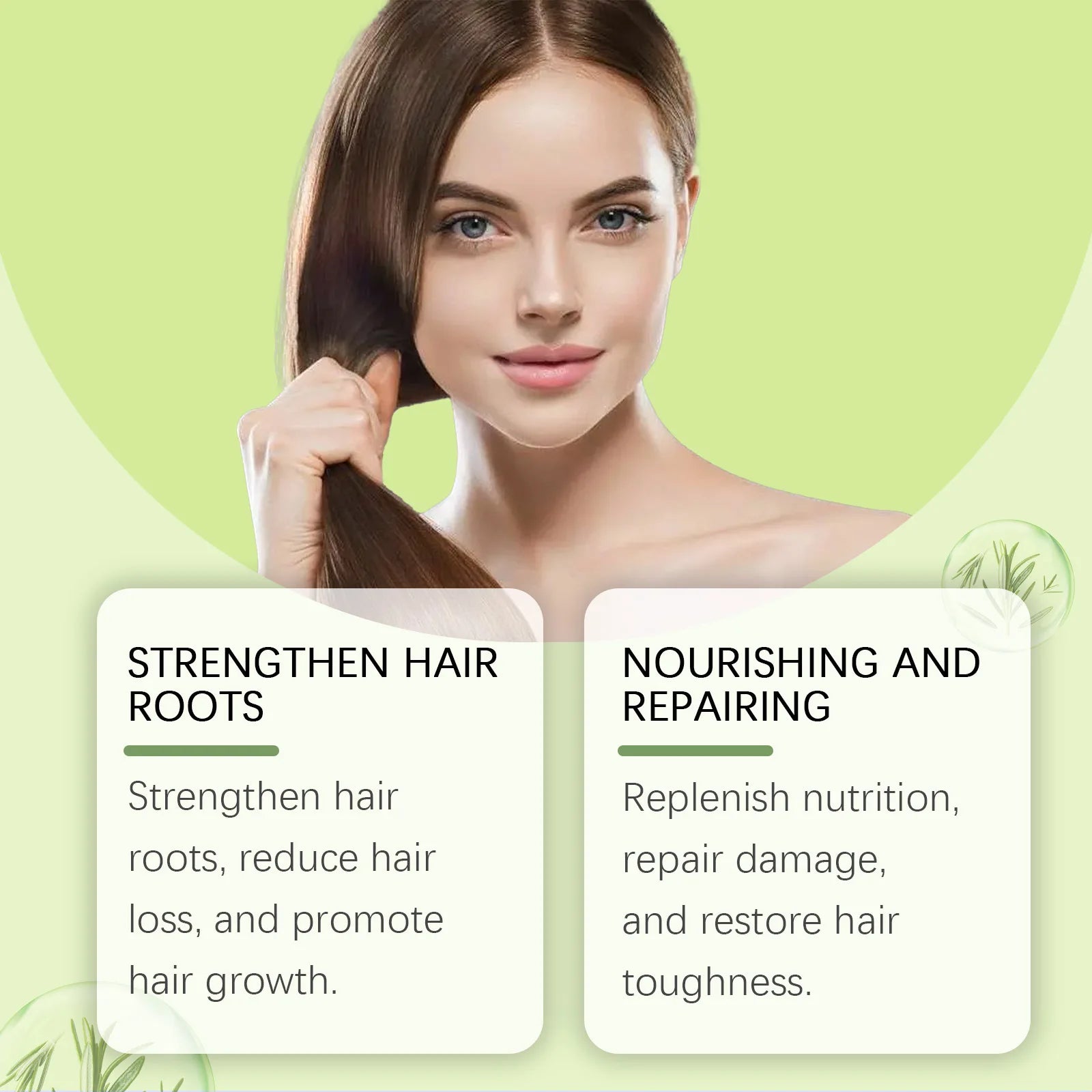 Herbal Hair Growth Oil Repairing Damaged Dry Hair Thickener Scalp Treatment Regrowth Soft Strengthening Moisturizing Hair Care