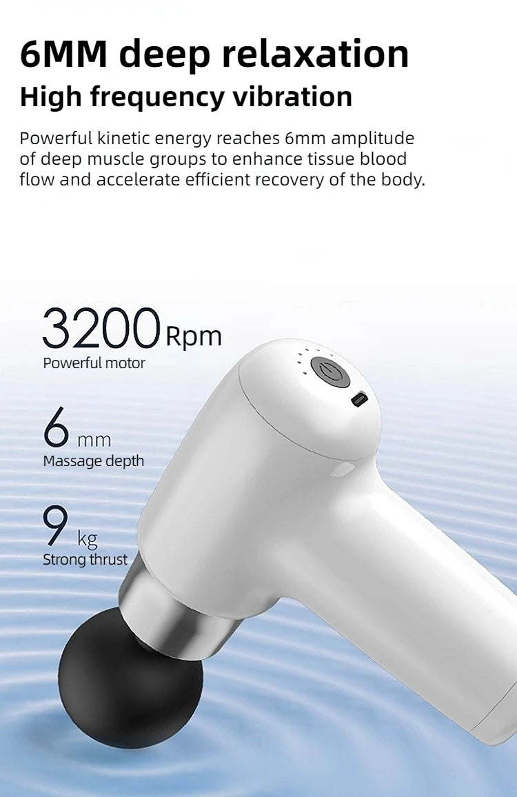 Deep Tissue Pain Relief Body Massager Gun-glamouress